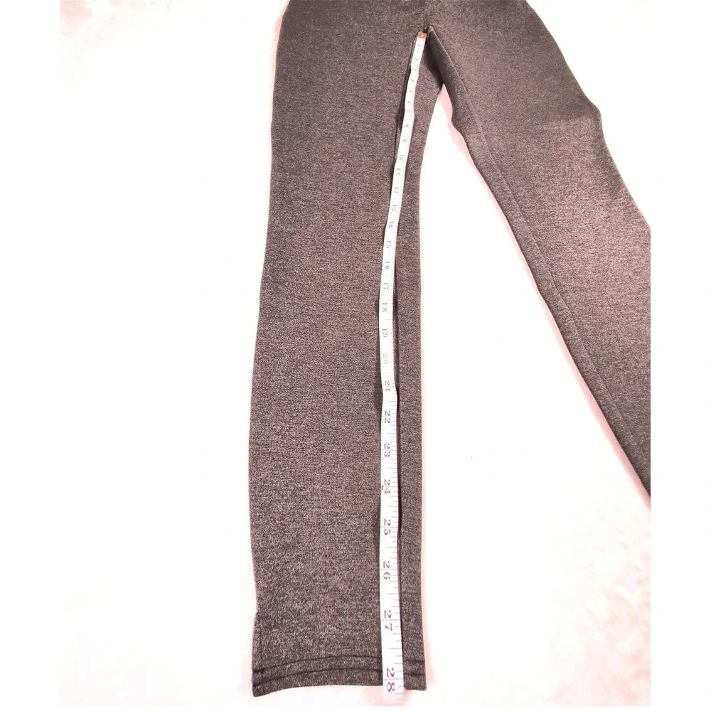 Spanx Look at Me Now Seamless Leggings Heathered Charcoal Grey Medium Tall MT